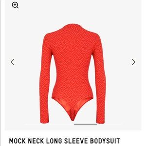 FENDI X SKIMS Mock neck long sleeve body suit. NWT.